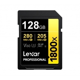 Memoria SDXC Lexar Pro 1800X 128GB UHS-II Gold Series