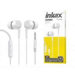 Auriculares Inkax Intra 3.5mm blanco