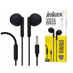 Auriculares Inkax semi-Intra 3.5mm negro