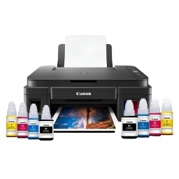 Impresora Canon Pixma G-2110 + Botellas de recarga extra