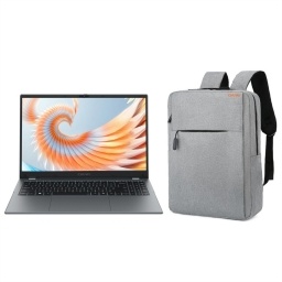 Notebook Chuwi Dualcore + Mochila gris