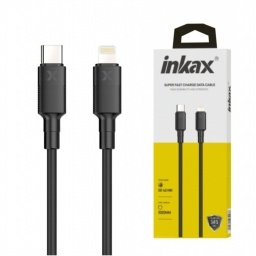 Cable Inkax Tipo C - Lightning  3.1A negro