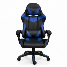 Silla Gamer ergon�mica con masajes negra y azul