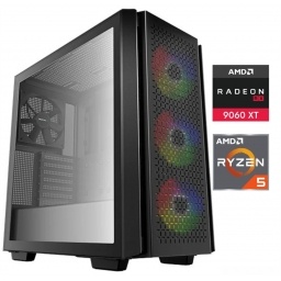 Equipo Gamer Ryzen 5 9600, 16GB, 500GB, RTX 5060 8GB