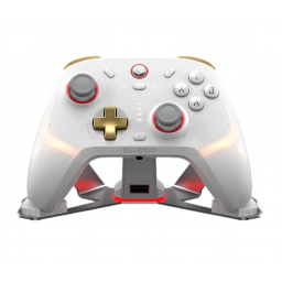 Joystick GameSir Cyclone 2 blanco con base