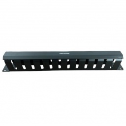 Manejador de cables Hikvision 1U y 12 ranuras