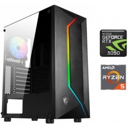 Equipo Gamer Ryzen 5 7600X, 16GB, 1TB,  RTX 3050 6GB