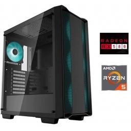 Equipo Gamer Ryzen 5 5500, 16GB, 500GB, RX 580 8GB