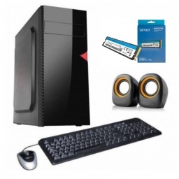 Equipo AMD Ryzen 5 8GB DDR4 + SSD Lexar 500GB NVMe