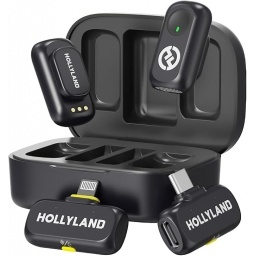 Micr�fono Hollyland LARK A1 Combo Hi-Fi Gris