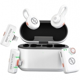 Micr�fono Inal�mbrico Hollyland LARK M2S Ultimate Combo Blanco