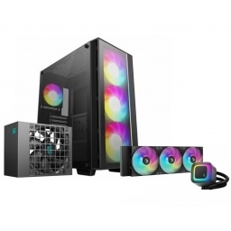 Combo DeepCool MATREXX 55 V4 ARGB, Fuente PS650G, Cooler LE360 V2