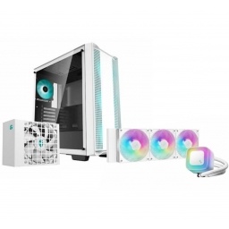Combo DeepCool CC560 V2, Fuente PS650G Gold, Cooler LE360 V2 RGB