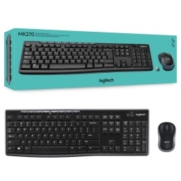 Combo Logitech MK270 teclado y mouse inalmbricos