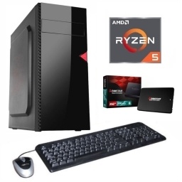 Equipo AMD Ryzen 5 4600G, 8GB, 256GB SSD 