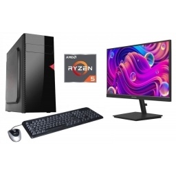 Equipo Ryzen 5 4600G y monitor 21.5" nuevos