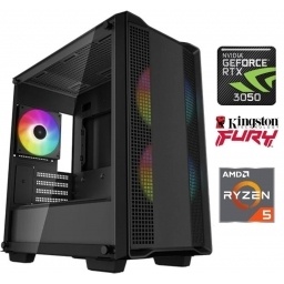 Equipo Gamer Ryzen 5 5600GT, 16GB, 1TB NVMe, RTX 3050 6GB