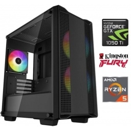 Equipo Gamer Ryzen 5 5600X, 16GB, 1TB NVMe, GTX1050Ti 4GB