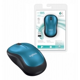 Mouse Logitech M185 inal�mbrico azul