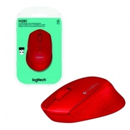 Mouse Logitech M280 inal�mbrico rojo