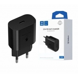 Cargador Inkax USB-C 25w negro