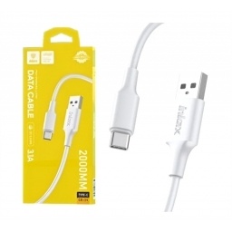 Cable Inkax USB-C 3.1a 2m blanco
