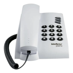 Telfono con cable Intelbras Pleno Gris rtico 