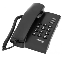 Telfono con cable Intelbras Pleno Negro