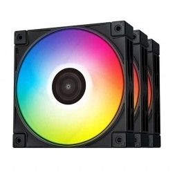 Fan Cooler Deepcool FC120 ARGB Negro 3 en 1