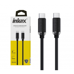 Cable Inkax USB-C 100W 1m negro