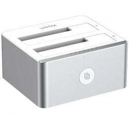 Dock Station Unitek doble baha para Discos 2.5" y 3.5" SATA III