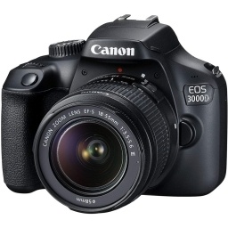 Camara Canon EOS 3000D lente 18-55mm