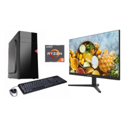 Combo equipo  AMD Ryzen 3 + Monitor 24" nuevos!