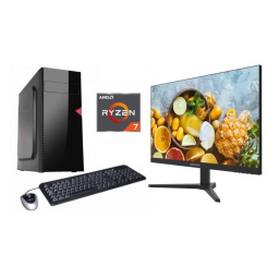 Combo equipo AMD Ryzen 7 + Monitor 24 nuevos!