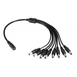 Cable splitter de poder NRG+ 1 a 8 ideal CCTV