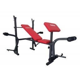 Banco de pecho Randers con soporte para barra y scott